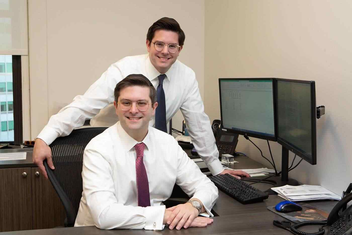 Photo of Steven Goldburd and Benjamin A. Goldburd